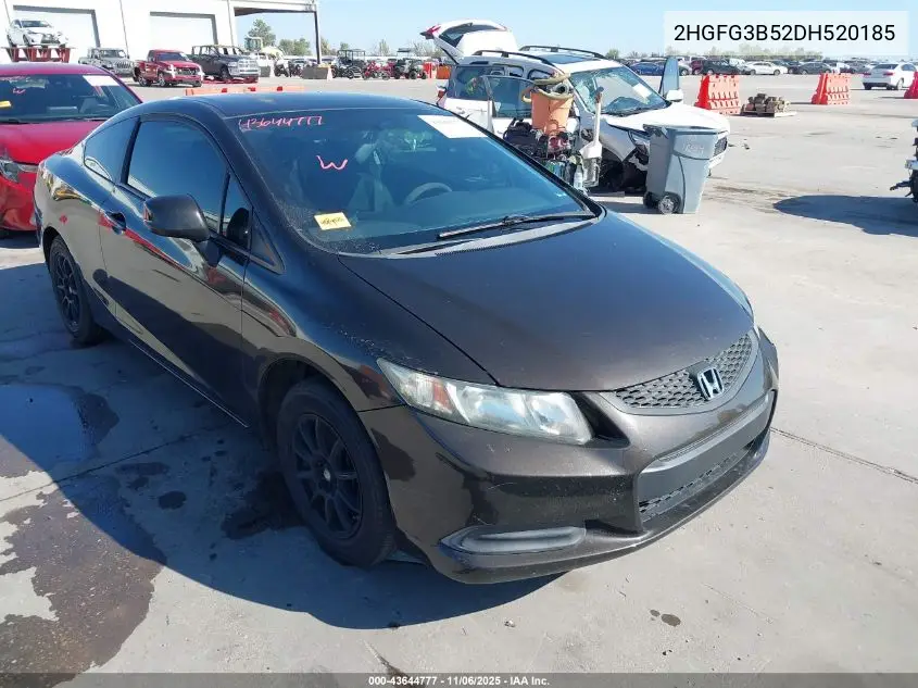 2HGFG3B52DH520185 2013 Honda Civic Lx