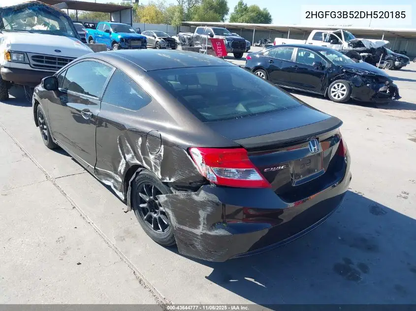 2HGFG3B52DH520185 2013 Honda Civic Lx