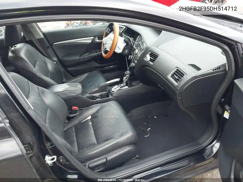 2HGFB2F95DH514712 2013 Honda Civic Ex-L