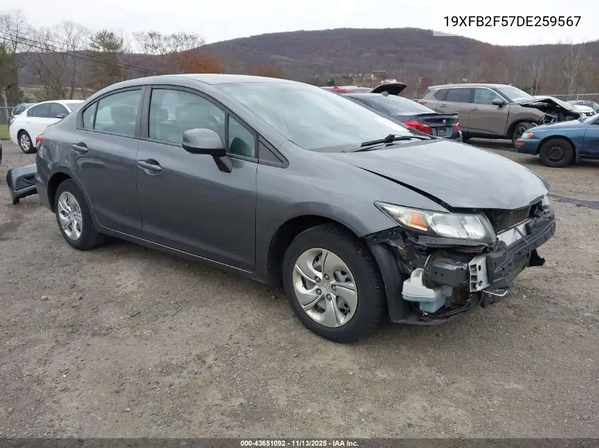 19XFB2F57DE259567 2013 Honda Civic Lx