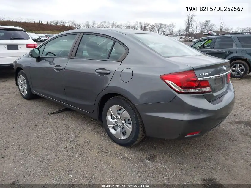 19XFB2F57DE259567 2013 Honda Civic Lx