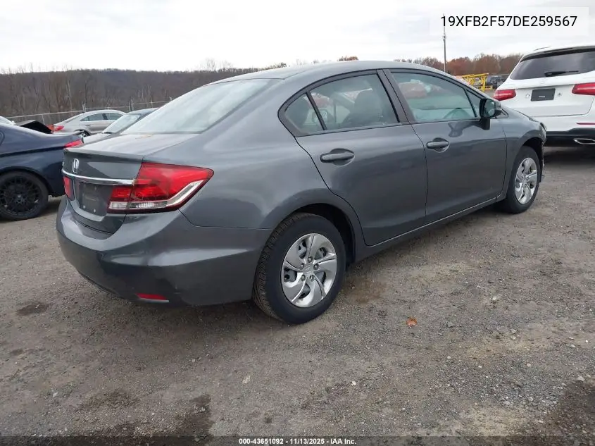 19XFB2F57DE259567 2013 Honda Civic Lx