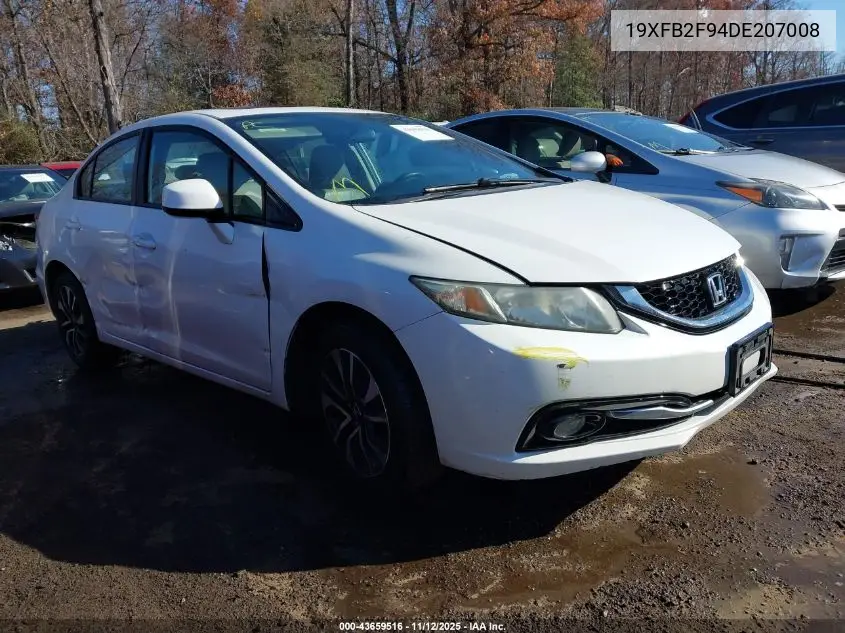 19XFB2F94DE207008 2013 Honda Civic Ex-L