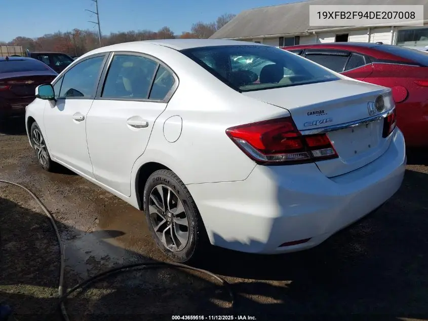 19XFB2F94DE207008 2013 Honda Civic Ex-L