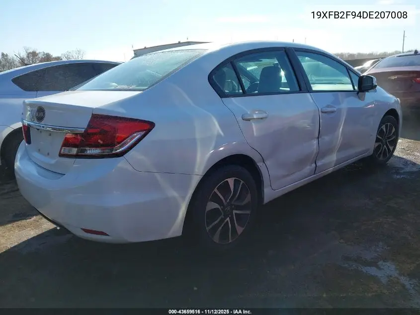 19XFB2F94DE207008 2013 Honda Civic Ex-L