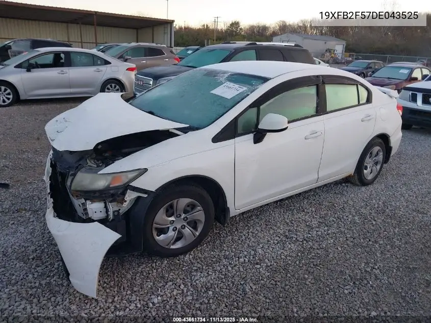 19XFB2F57DE043525 2013 Honda Civic Lx