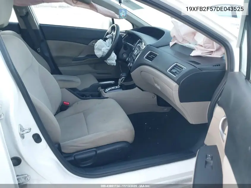 19XFB2F57DE043525 2013 Honda Civic Lx