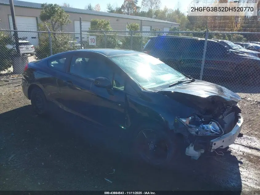 2HGFG3B52DH520770 2013 Honda Civic Lx