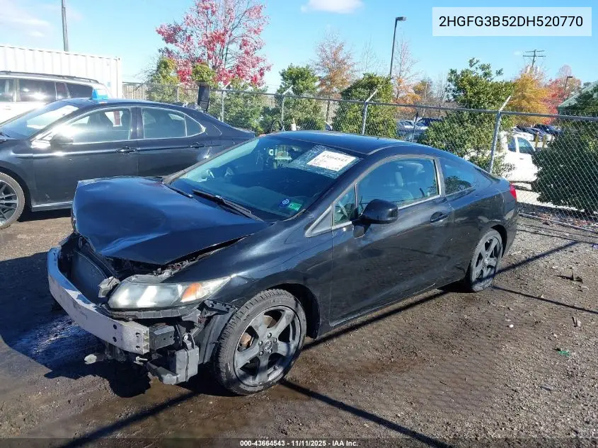 2HGFG3B52DH520770 2013 Honda Civic Lx