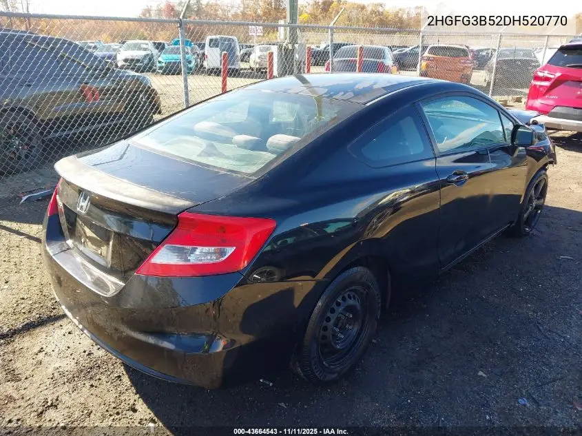 2HGFG3B52DH520770 2013 Honda Civic Lx