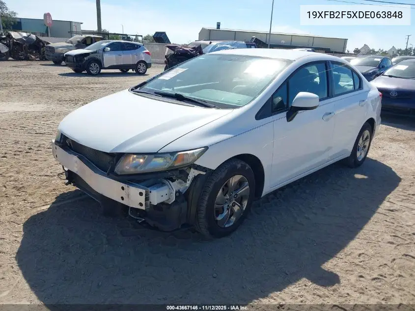 19XFB2F5XDE063848 2013 Honda Civic Lx