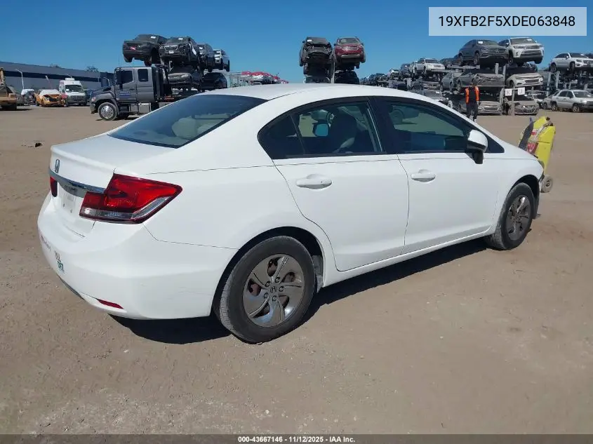 19XFB2F5XDE063848 2013 Honda Civic Lx