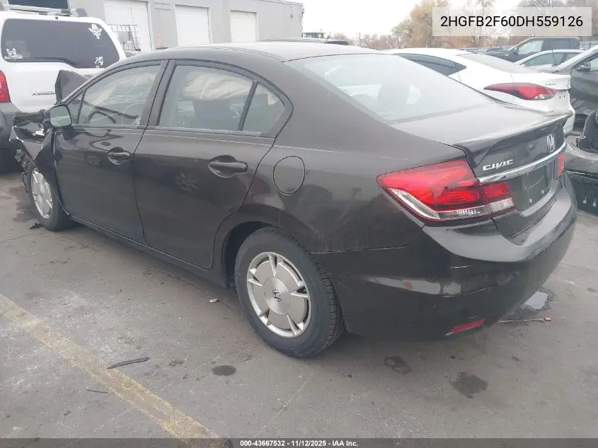 2HGFB2F60DH559126 2013 Honda Civic Hf