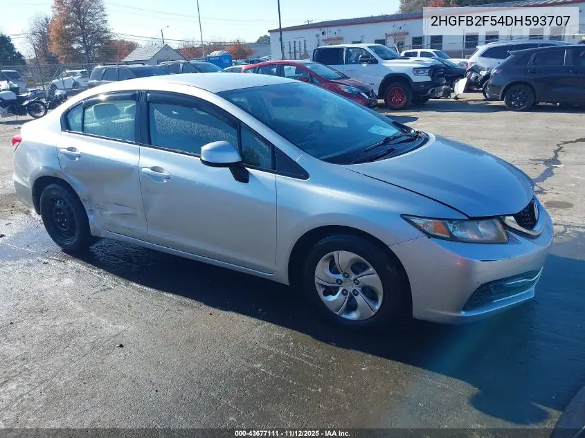 2HGFB2F54DH593707 2013 Honda Civic Lx