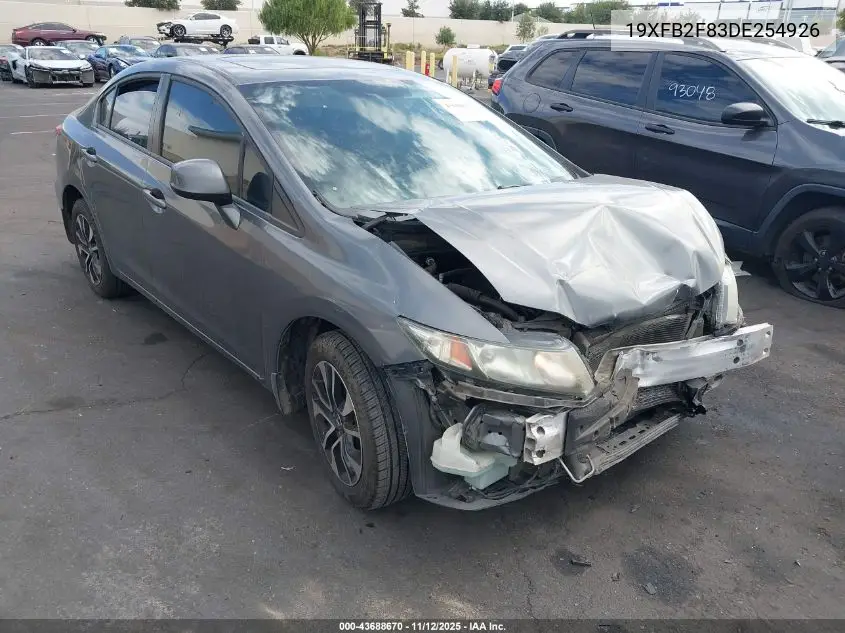 19XFB2F83DE254926 2013 Honda Civic Ex