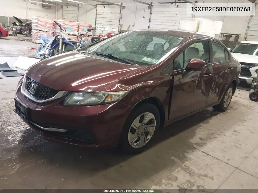 19XFB2F58DE060768 2013 Honda Civic Lx
