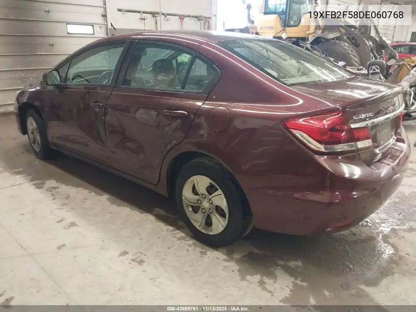 19XFB2F58DE060768 2013 Honda Civic Lx