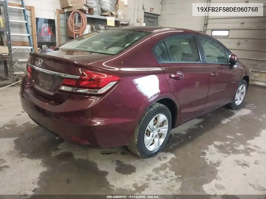 19XFB2F58DE060768 2013 Honda Civic Lx