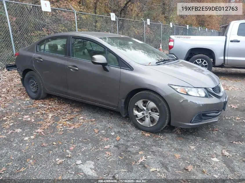 19XFB2E59DE012763 2013 Honda Civic Lx