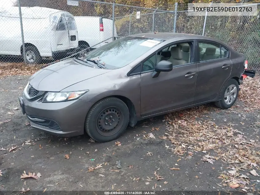 19XFB2E59DE012763 2013 Honda Civic Lx
