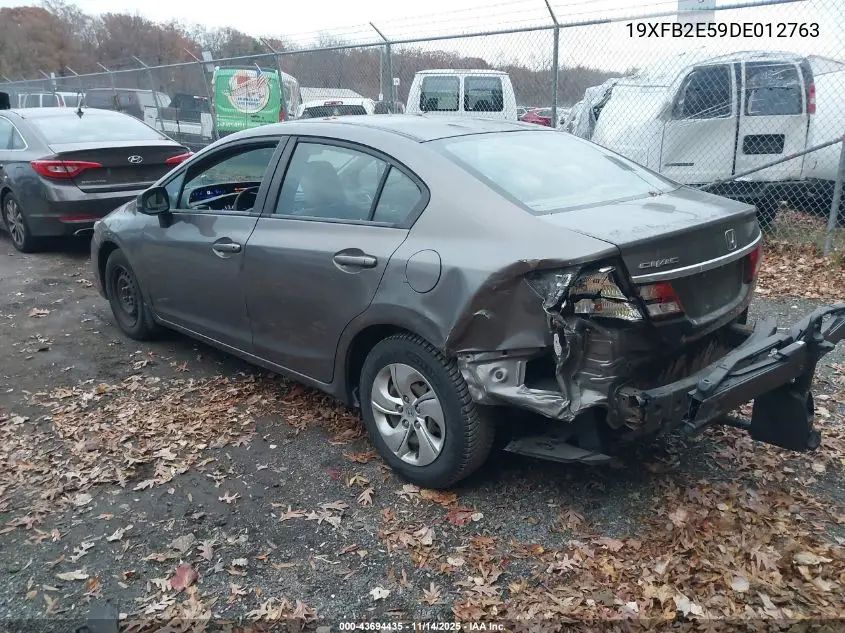 19XFB2E59DE012763 2013 Honda Civic Lx