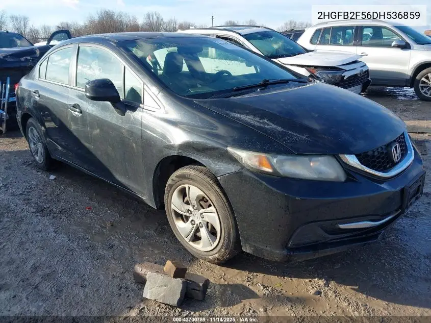 2HGFB2F56DH536859 2013 Honda Civic Lx