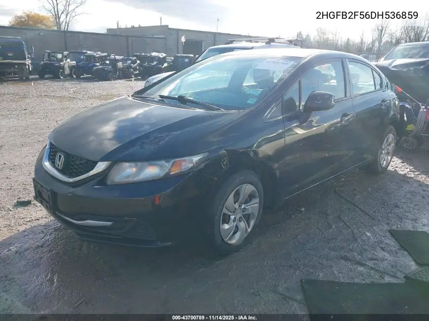 2HGFB2F56DH536859 2013 Honda Civic Lx