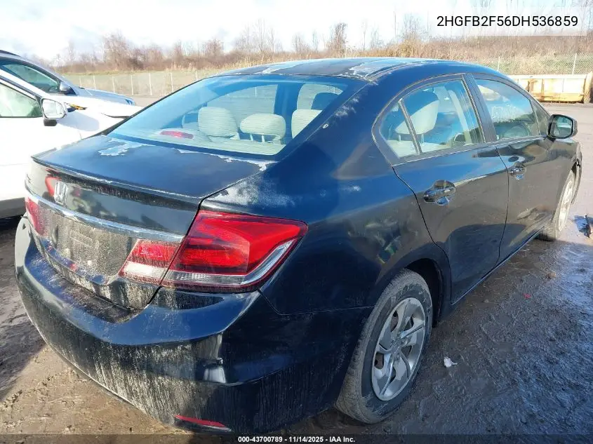 2HGFB2F56DH536859 2013 Honda Civic Lx