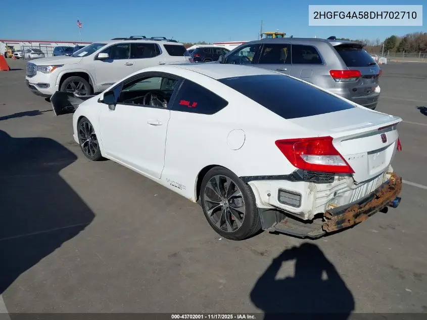 2HGFG4A58DH702710 2013 Honda Civic Si