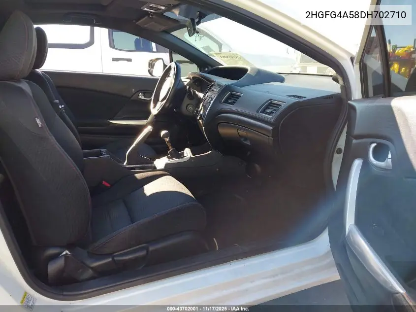 2HGFG4A58DH702710 2013 Honda Civic Si