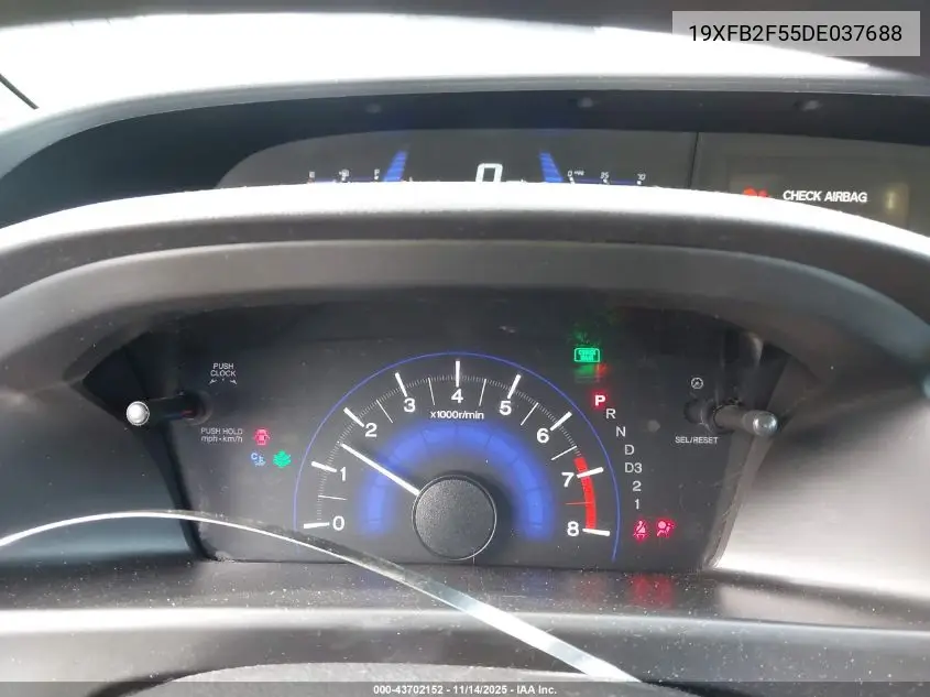 19XFB2F55DE037688 2013 Honda Civic Lx