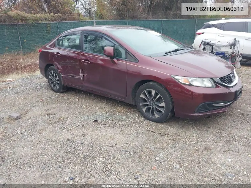 19XFB2F86DE060312 2013 Honda Civic Ex