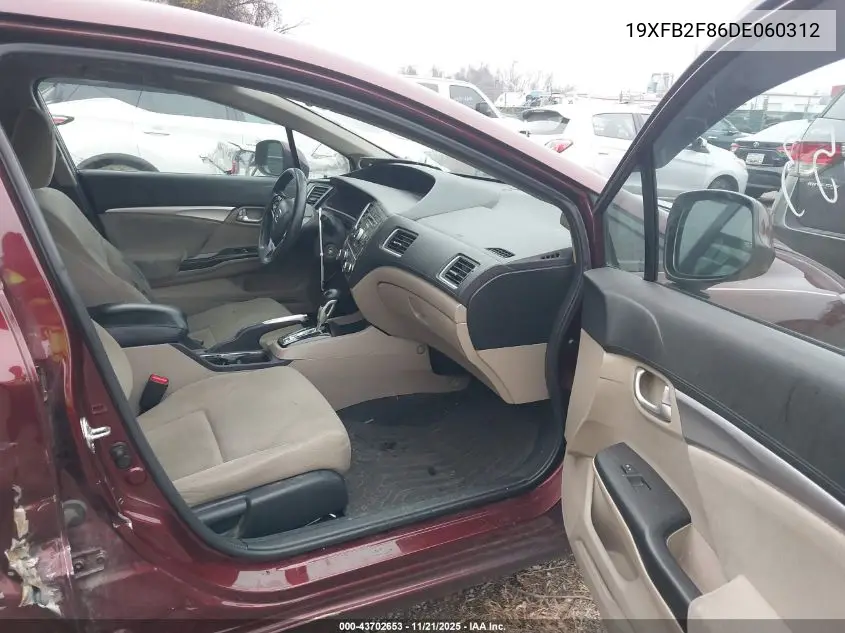 19XFB2F86DE060312 2013 Honda Civic Ex