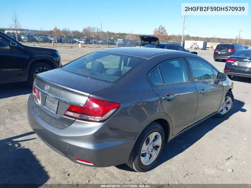 2HGFB2F59DH570939 2013 Honda Civic Lx