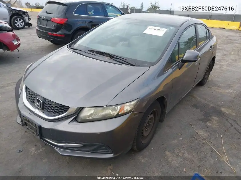 19XFB2F50DE247616 2013 Honda Civic Lx