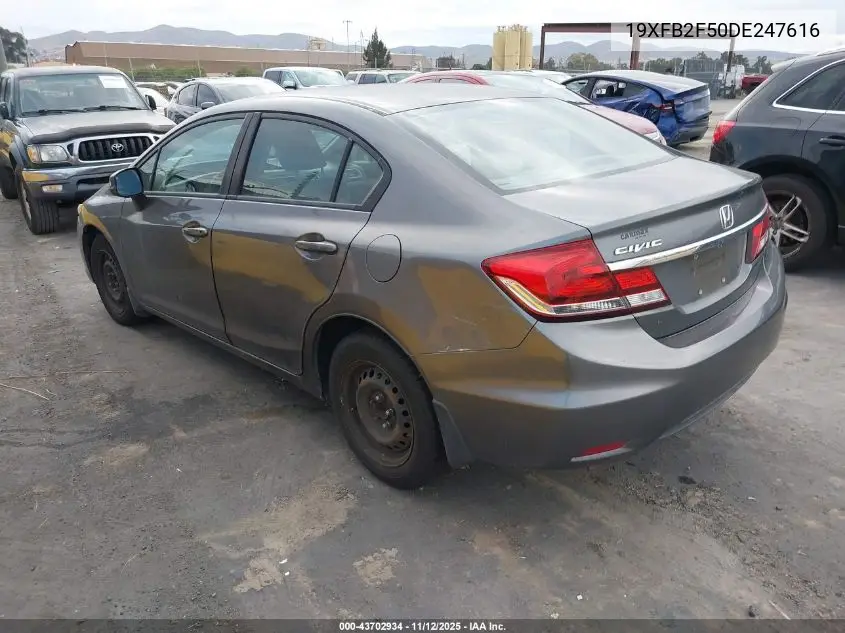 19XFB2F50DE247616 2013 Honda Civic Lx