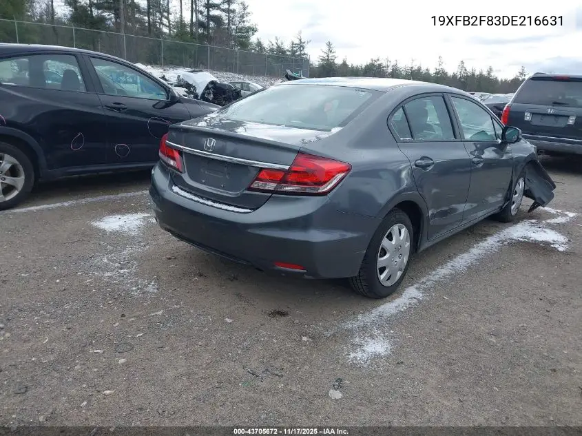 19XFB2F83DE216631 2013 Honda Civic Ex