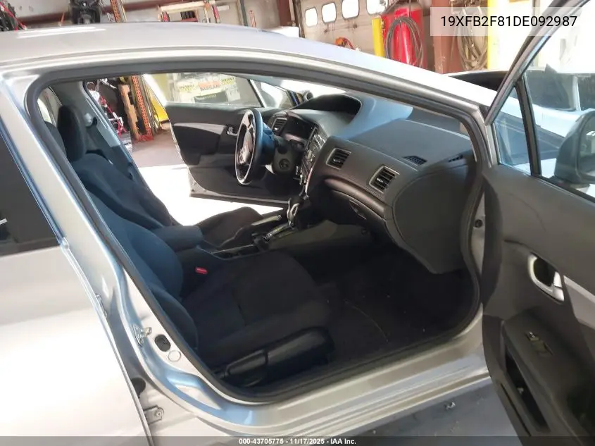 19XFB2F81DE092987 2013 Honda Civic Ex