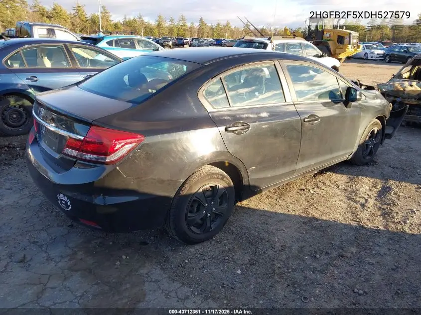 2HGFB2F5XDH527579 2013 Honda Civic Lx