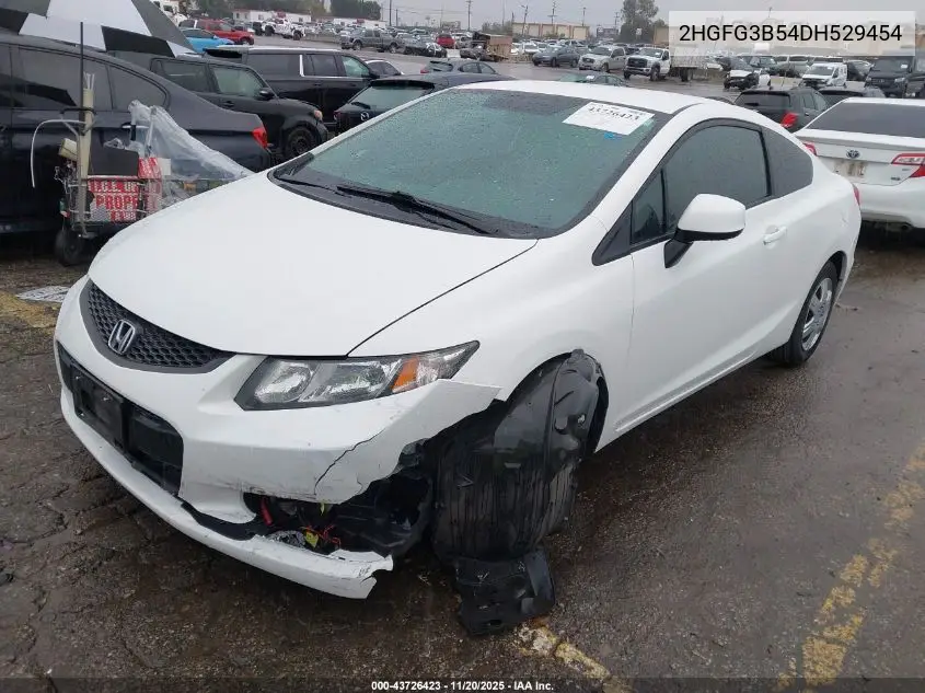 2HGFG3B54DH529454 2013 Honda Civic Lx