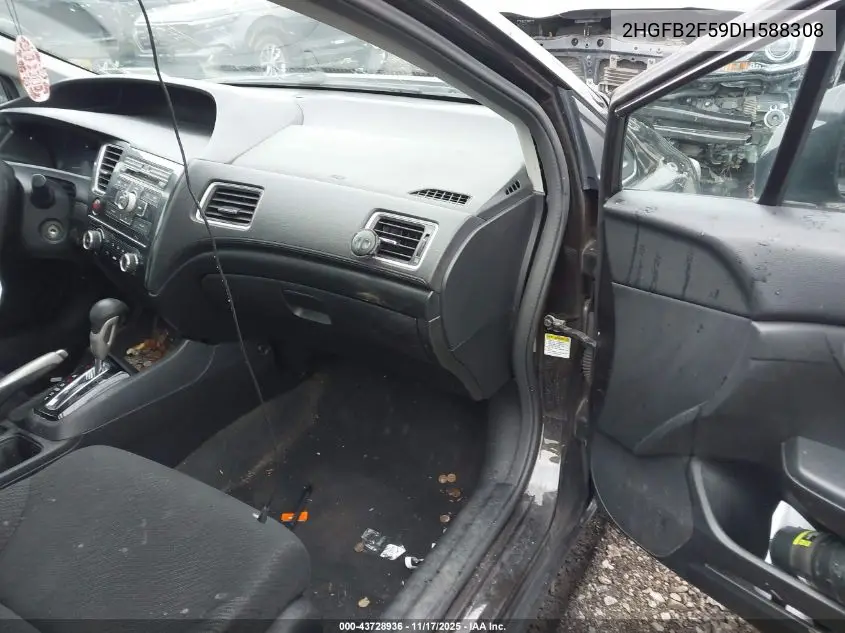 2HGFB2F59DH588308 2013 Honda Civic Lx