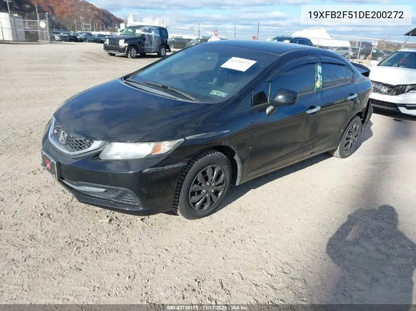 19XFB2F51DE200272 2013 Honda Civic Lx