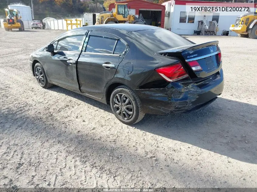 19XFB2F51DE200272 2013 Honda Civic Lx
