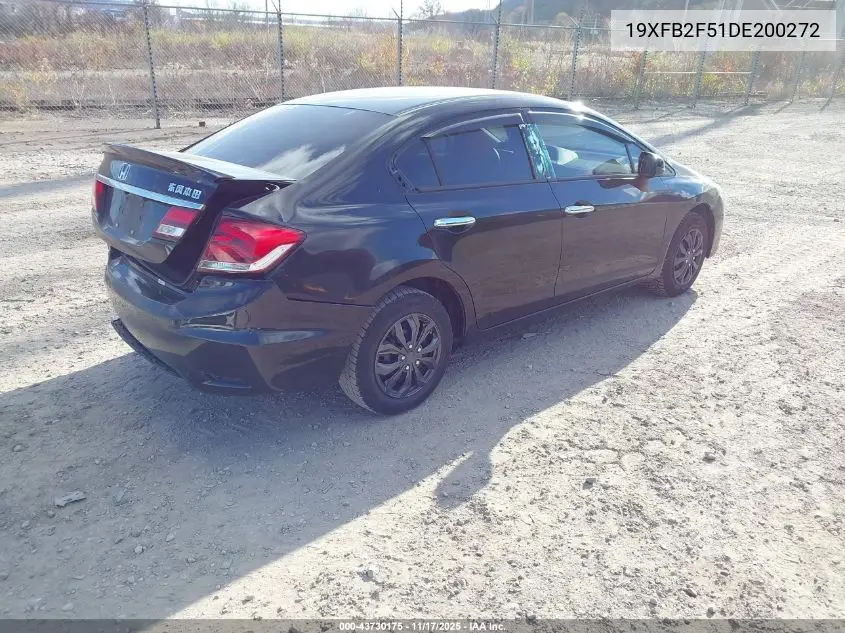 19XFB2F51DE200272 2013 Honda Civic Lx