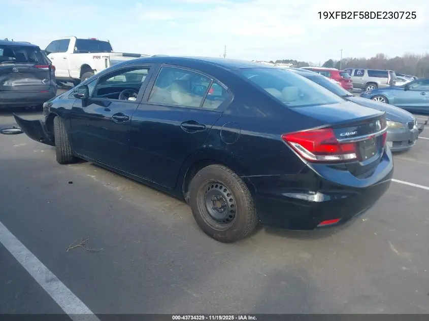19XFB2F58DE230725 2013 Honda Civic Lx