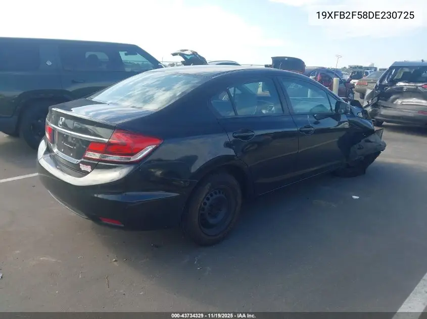 19XFB2F58DE230725 2013 Honda Civic Lx