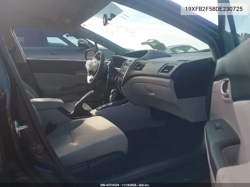 19XFB2F58DE230725 2013 Honda Civic Lx