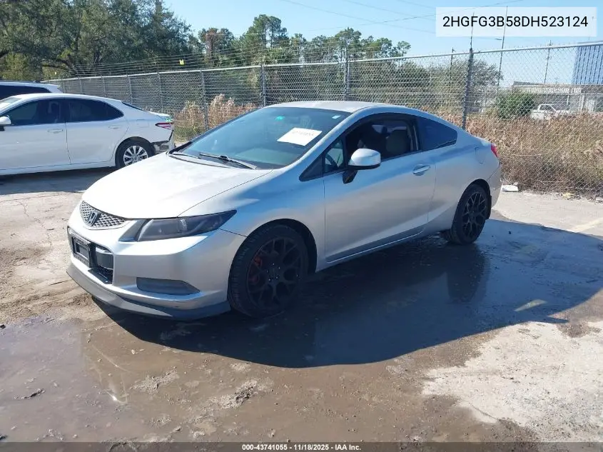 2HGFG3B58DH523124 2013 Honda Civic Lx