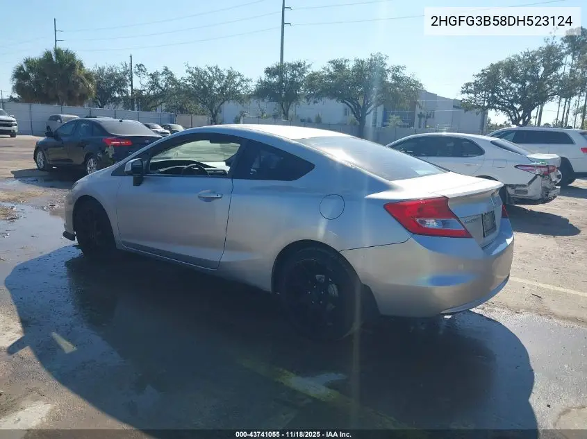 2HGFG3B58DH523124 2013 Honda Civic Lx