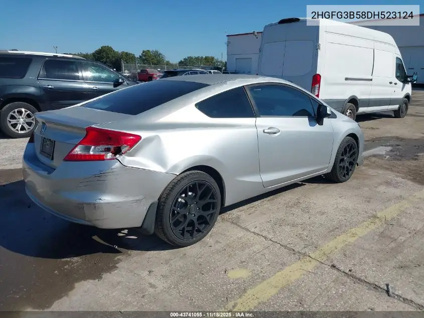 2HGFG3B58DH523124 2013 Honda Civic Lx